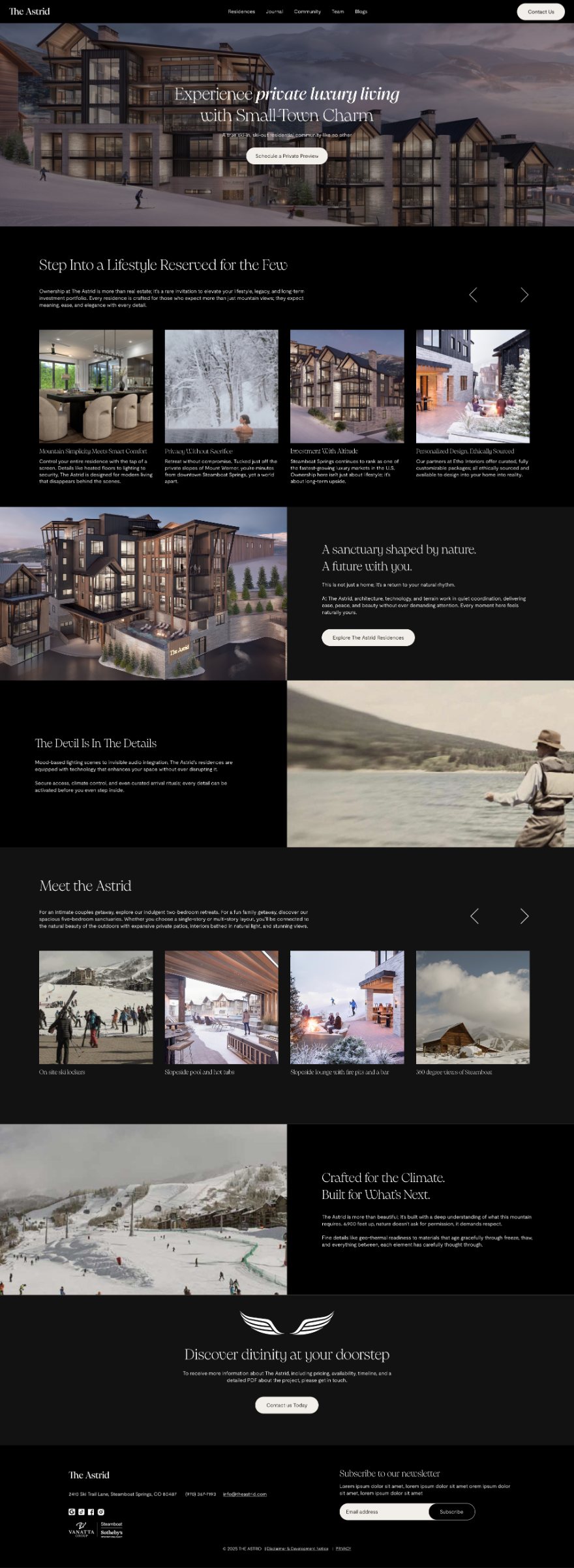 The Astrid homepage
