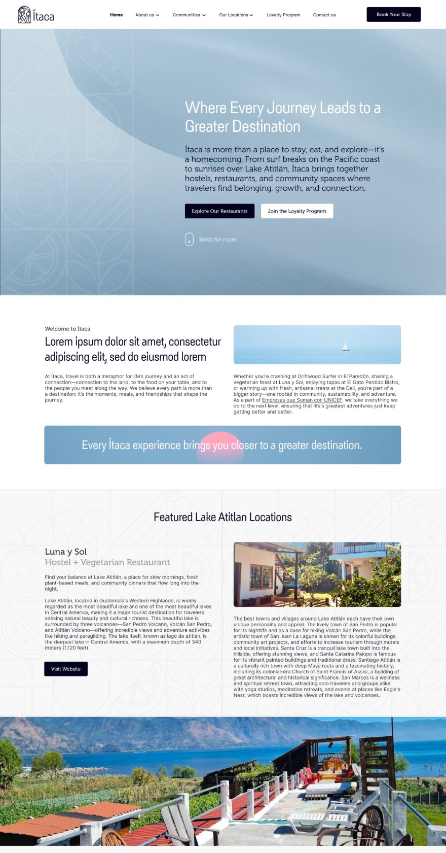 Itaca homepage